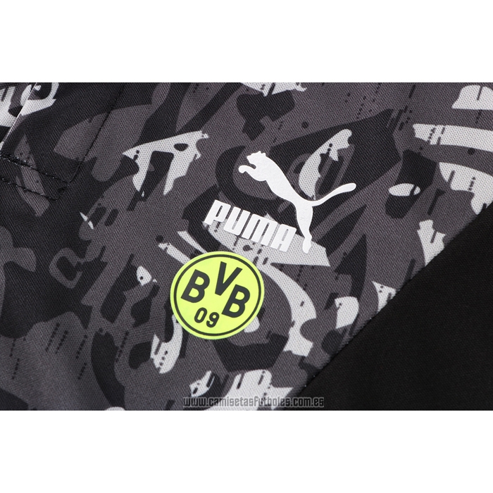 Camiseta Polo del Borussia Dortmund 2021-2022 Negro